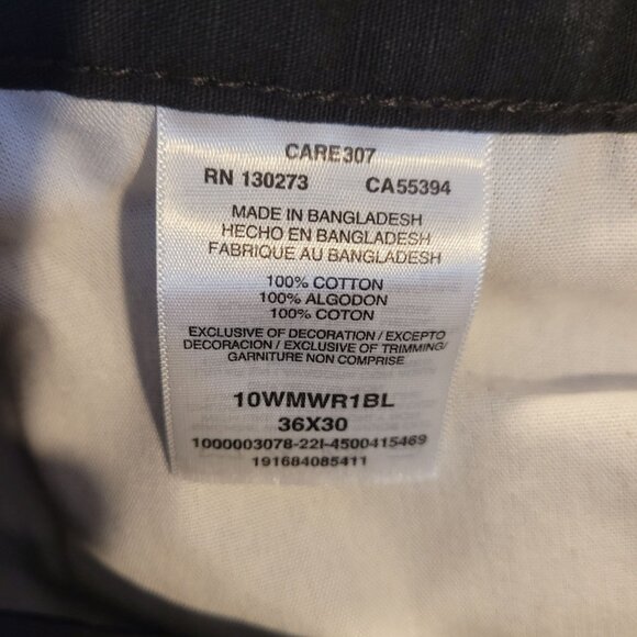 Wrangler Workwear Black Cargo Pants With Utility Pockets Rugged Design & Relaxed - Picture 10 of 13